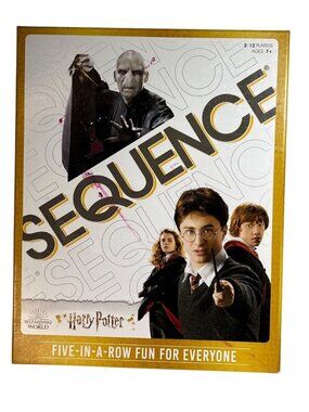 Harry Potter Sequence Game Complete Set With Instructions & Tokens For Ages 7+